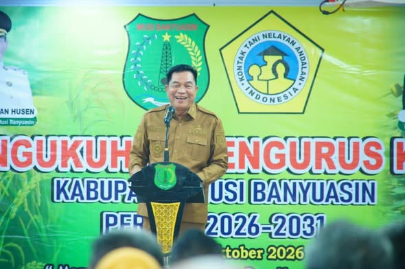 Bupati Muba Kukuhkan Pengurus KTNA Masa Bakti 2026–2031