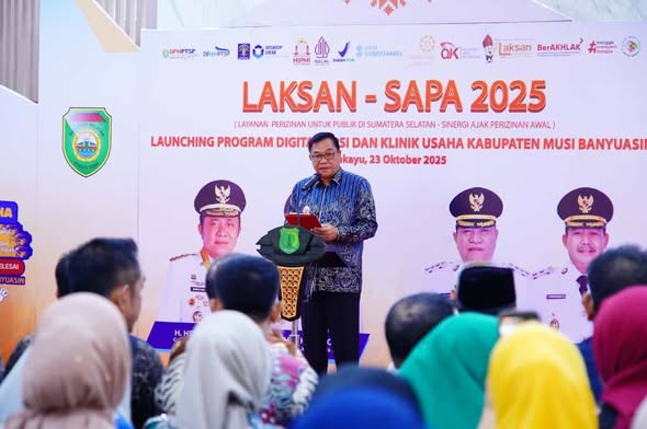 Bupati Muba Resmikan Program Digitalisasi & Klinik Usaha, Perkuat Sinergi Pelayanan Publik Sumsel