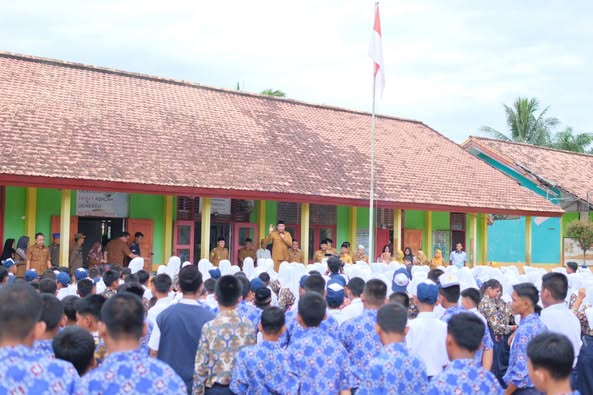 Bupati Muba Sosialisasi Bahaya Narkoba, Judi Online, dan Pornografi ke Pelajar