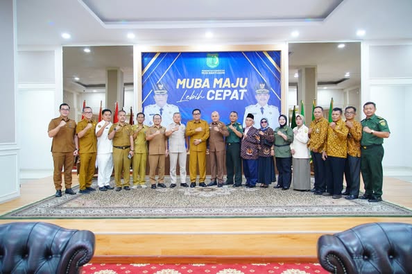 Bupati Muba Terima Audiensi LVRI, Bahas Perhatian bagi Veteran dan Renovasi Tugu Perjuangan 
