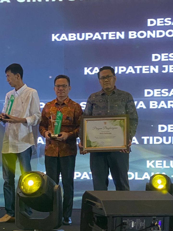 Desa Bailangu Raih Award Desa Cantik Tingkat Nasional 2023