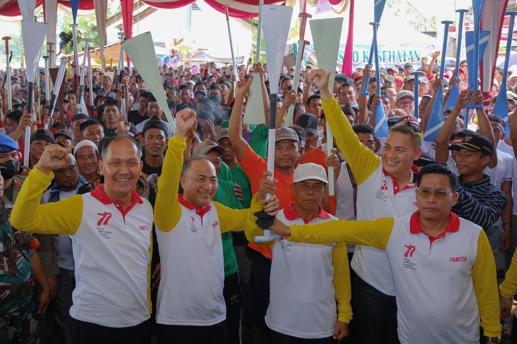 Dibuka Pj Bupati Apriyadi, Lomba Bidar di Muba Semarak dan Meriah