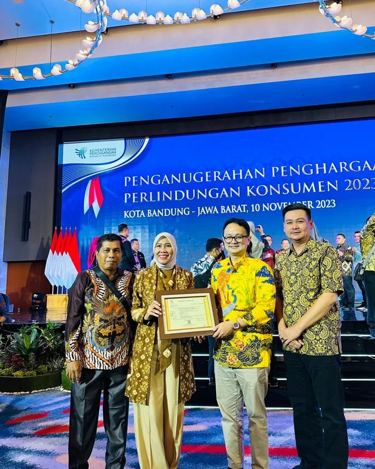 Dilabeli Tertib Ukur, Muba Raih Award Kemendag RI