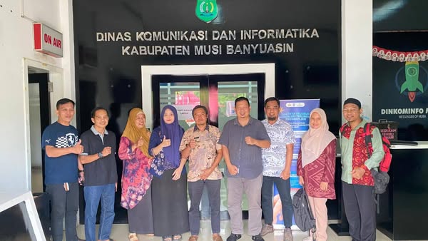 Dinkominfo Muba Sambut dengan Baik Kunjungan Kerja Dinkominfo Kota Palembang 