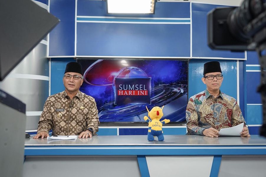 Duet Baca Berita Pj,Bupati Muba  Apriyadi dan Pj.Bupati OKU Teddy Meilwansyah 