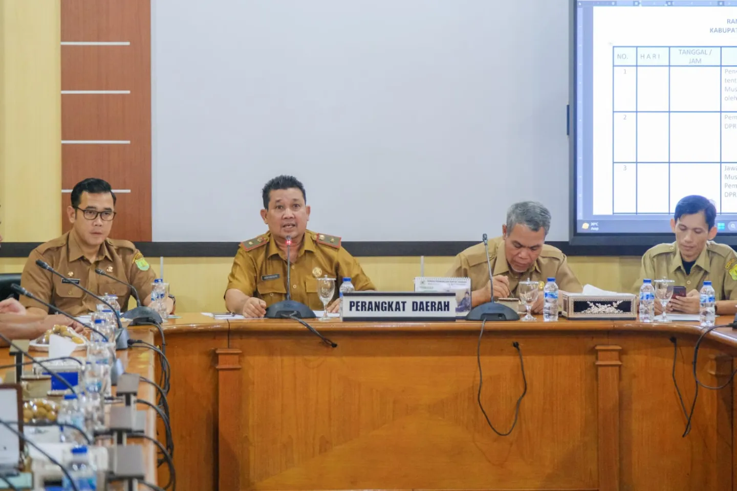 Eksekutif - Legislatif Sepakati Jadwal Pembahasan R-APBD Muba TA 2024 dan Rencana Kerja DPRD