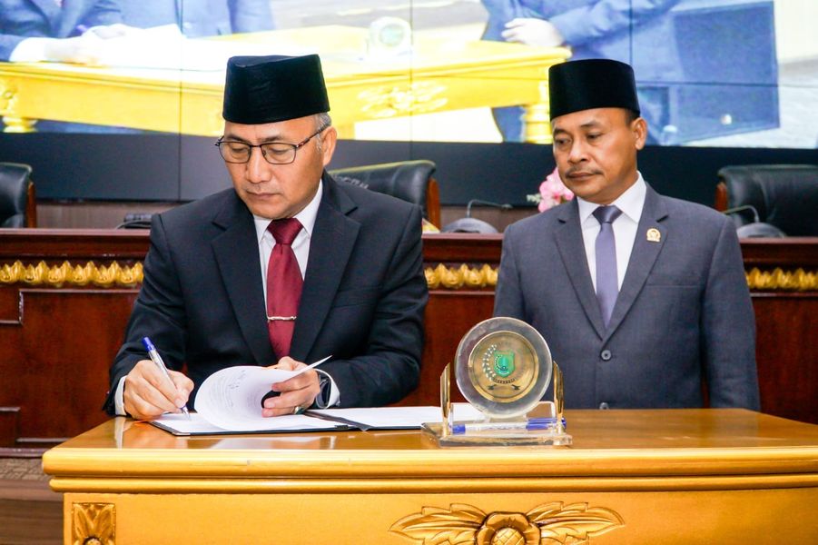 Eksekutif dan Legislatif Sahkan Tiga Perda Kabupaten Muba