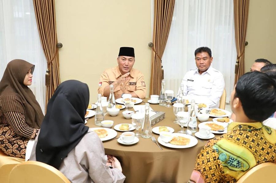 Gelar Coffee Morning, Pj Bupati H Apriyadi Bahas Program Sekolah Berbasis Riset dan Inovasi