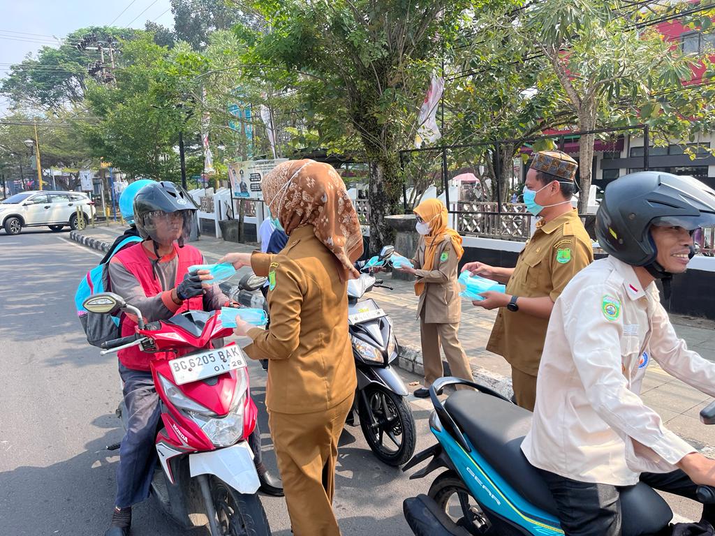 Hindari Udara Tak Sehat, Dinkes Muba Imbau Warga Gunakan Masker 