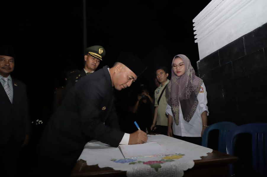 Hormati Jasa Pahlawan, Pj Bupati Muba Bersama Forkopimda Ikuti Apel dan Renungan Suci