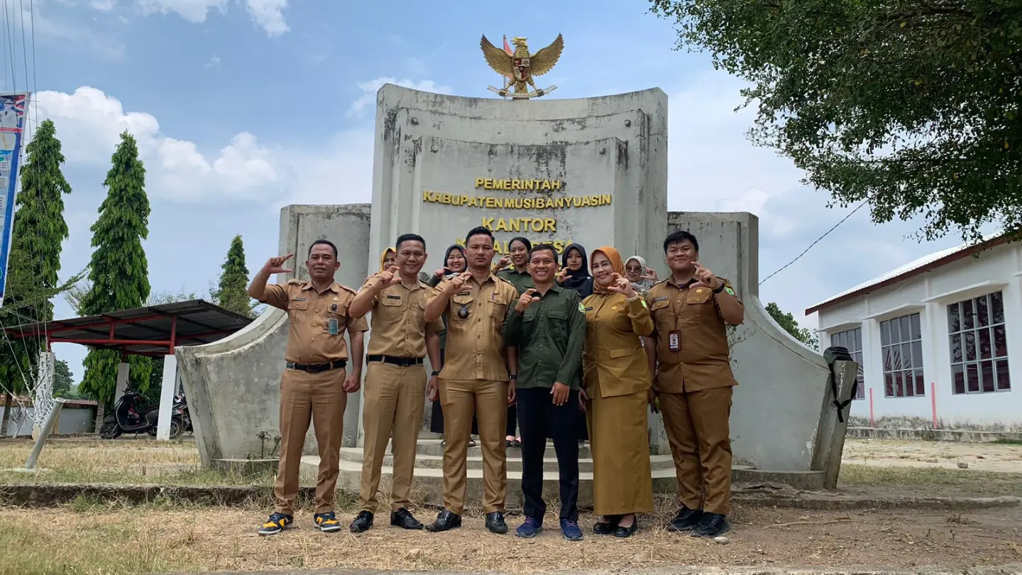 Ikuti Tahapan Apresisasi KIP,  Dinkominfo Muba Cek Langsung Kesiapan Desa Bukit Selabu