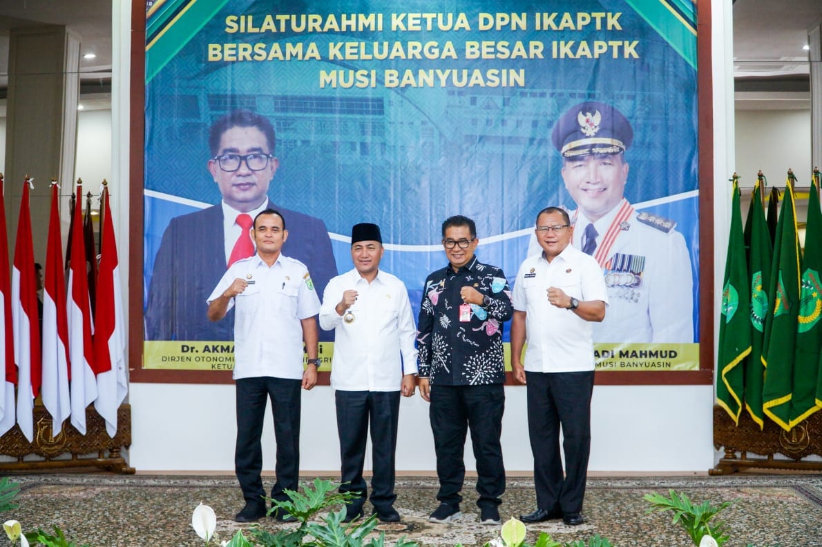 Ketua Pusat IKAPTK Apresiasi Pj Bupati Apriyadi Berdayakan Keluarga Besar IKAPTK 