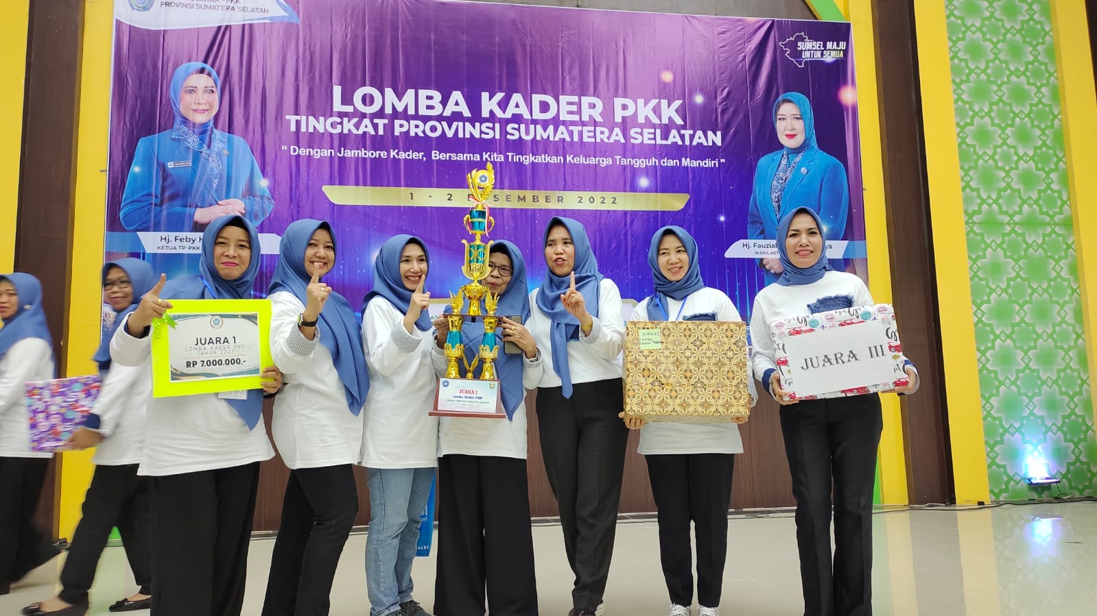 Kontingen Muba Raih Juara Pertama Lomba Cepat Tepat Jambore PKK Tingkat Provinsi Sumsel