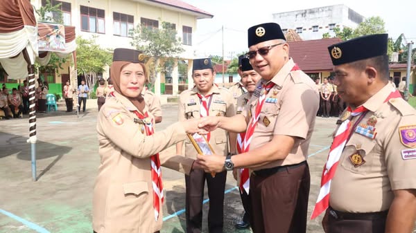 Kwartir Cabang Gerakan Pramuka Muba, Gelar Upacara Sebagai Peringatan Hari Bapak Pramuka Indonesia k