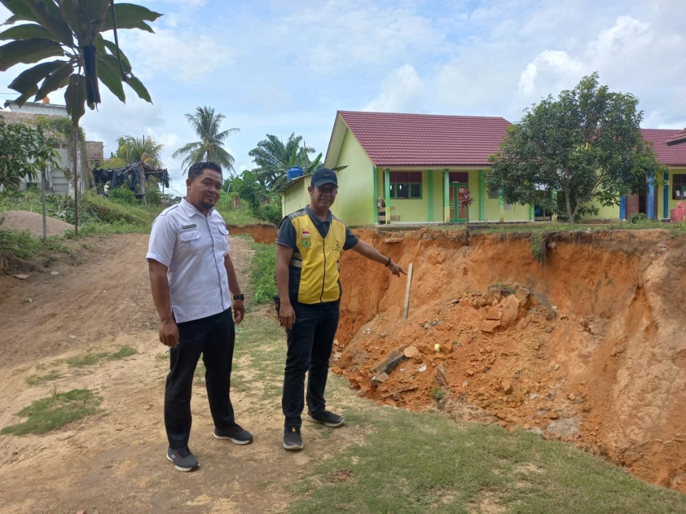 Minimalisir Dampak Longsor di Desa Berlian Makmur Sungai Lilin Segera Diperbaiki