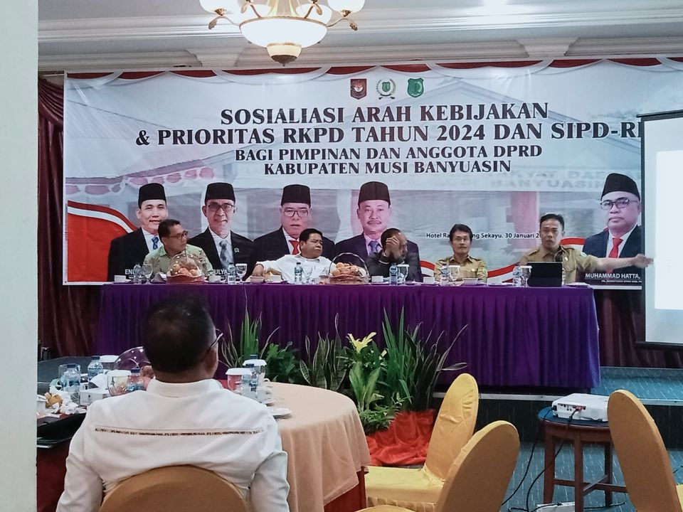 Muba Gelar Sosialisasi Arah Kebijakan Pembangunan 2024 dan Mekanisme Penyampaian Pokir DPRD 