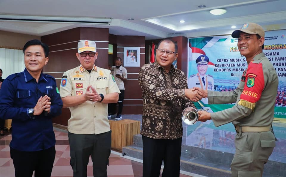 Muba Kirim Anggota Korps Musik Satpol-PP Latihan ke Jambi