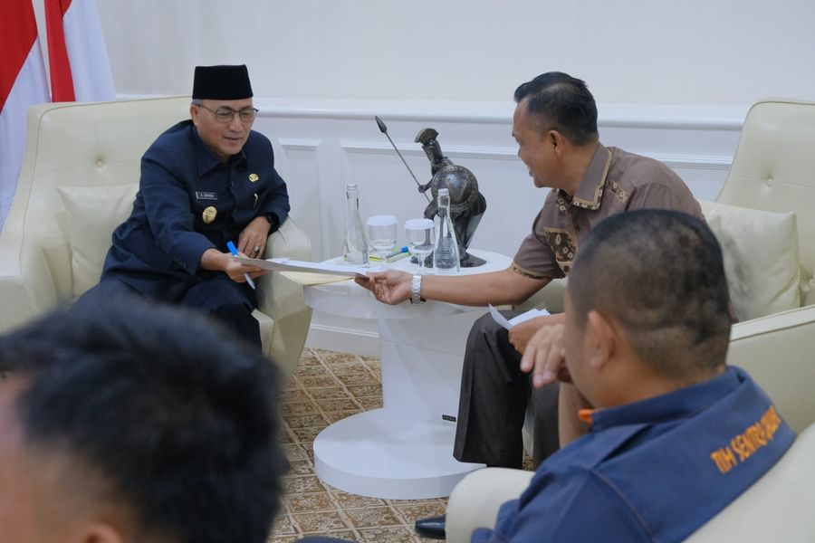 Mulai Tahapan Pemilu, Bawaslu Muba Sowan Pj Bupati 