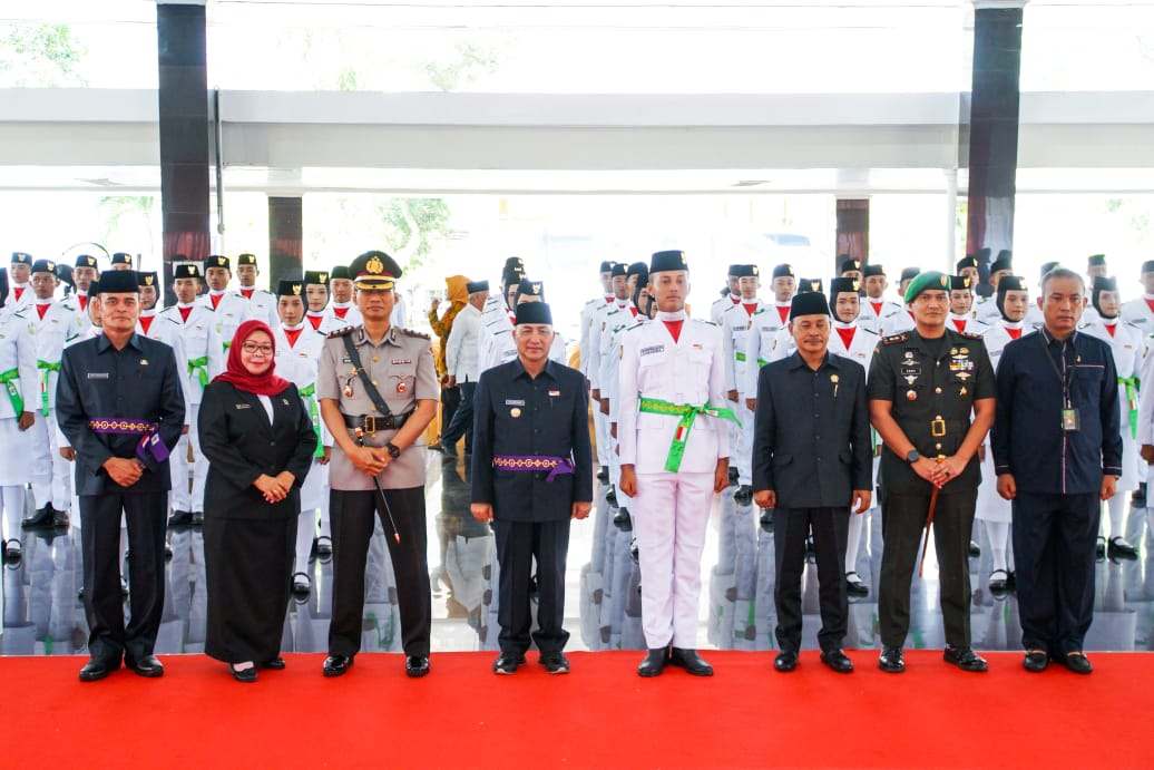 Paskibraka Muba Siap Kibarkan Bendera Merah Putih   di Bumi Serasan