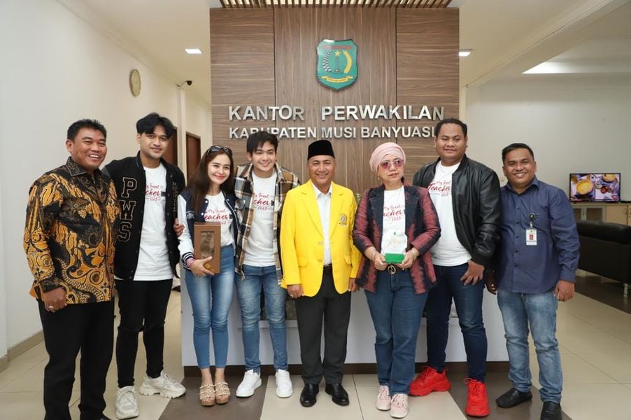 Pemain Film My Great Teacher 2023 Sowan ke Pj Bupati Apriyadi