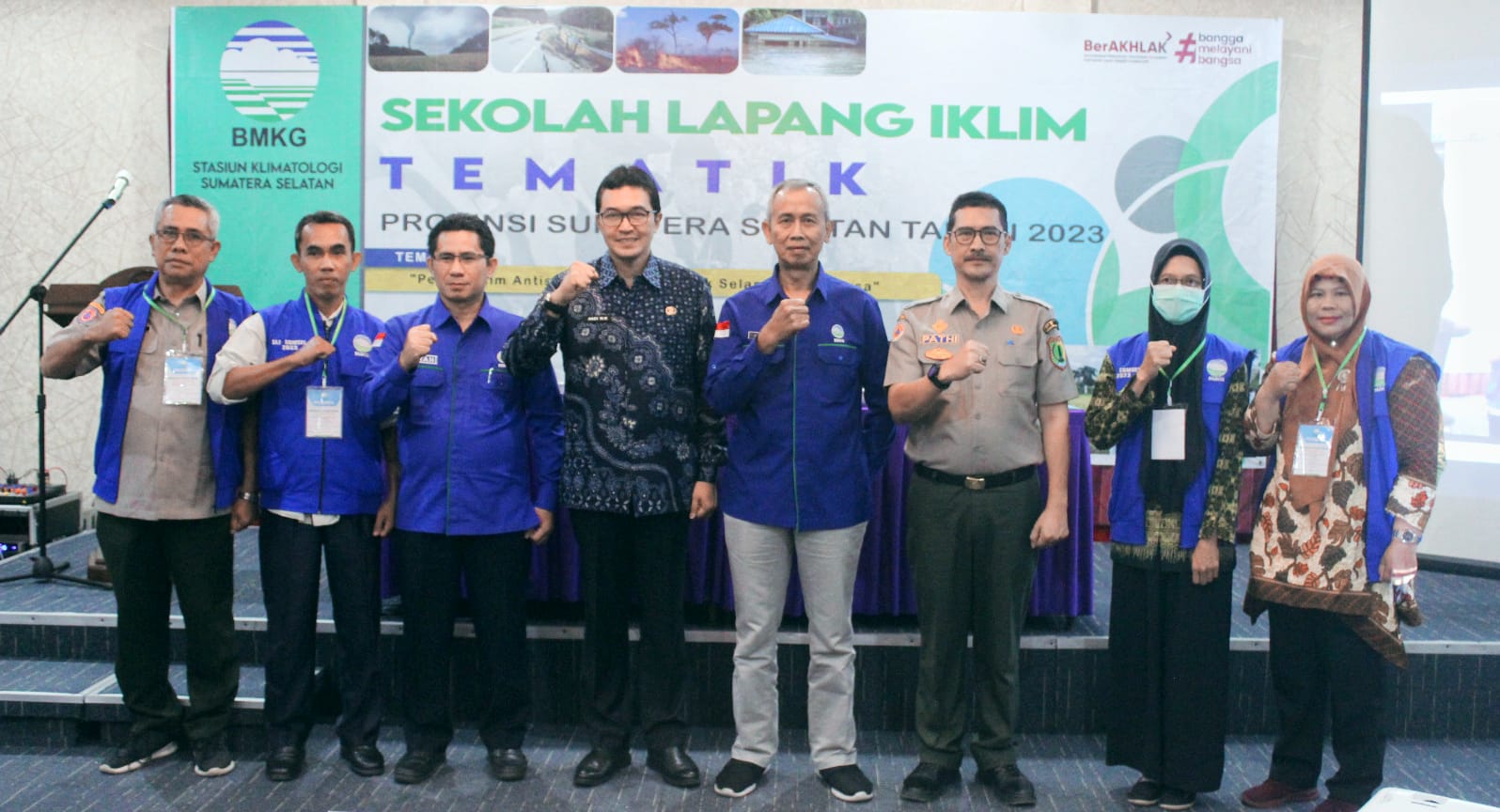 Pembukaan Sekolah Lapang Iklim Tematik di Muba