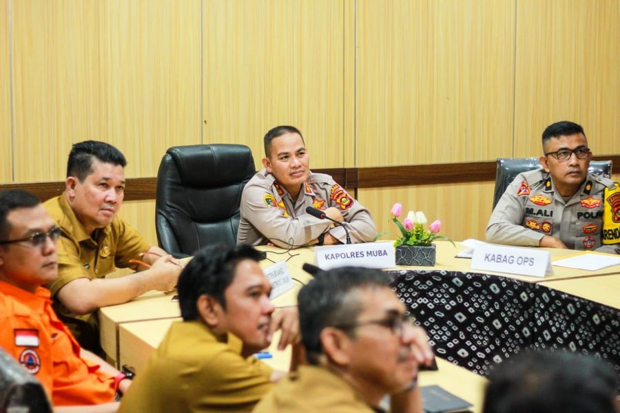 Pemkab dan Forkopimda Muba Ikuti Rakor Lintas Sektor Ops Ketupat Musi 2023