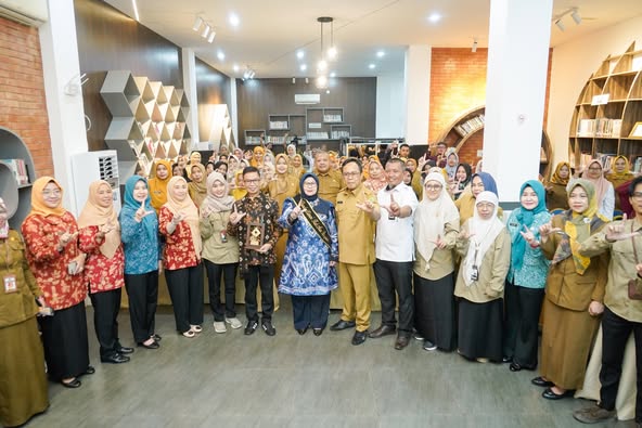 Pemkab Muba Bersama Perpusnas RI Gelar Pelatihan Membaca Nyaring 2025