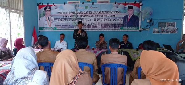 Pemkab Muba Gelar Pembinaan Dan Evaluasi Administrasi Desa