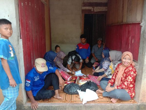 Pemkab Muba Gerak Cepat Bantu Korban Angin Kencang dan Kebakaran Rumah di Desa Tanjung Agung Selatan