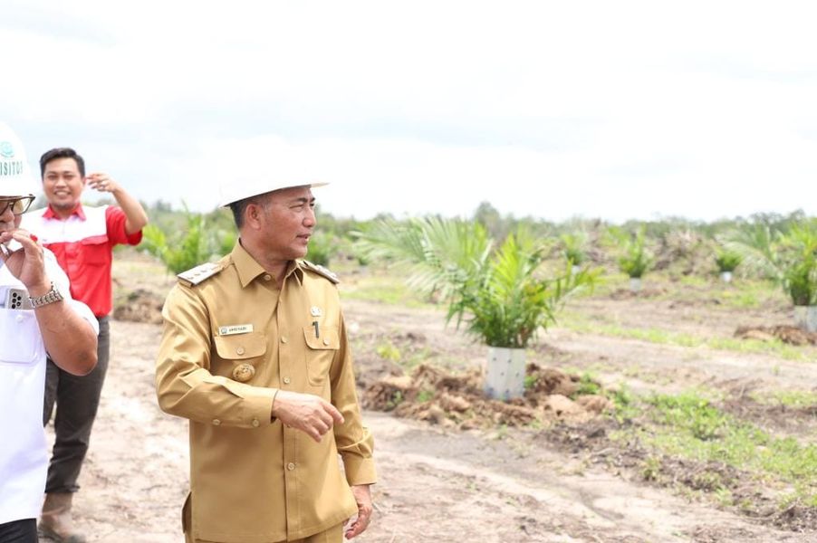 Pemkab Muba MoU Bersama PT GPI Fasilitasi Kebun Sawit Warga di Muba