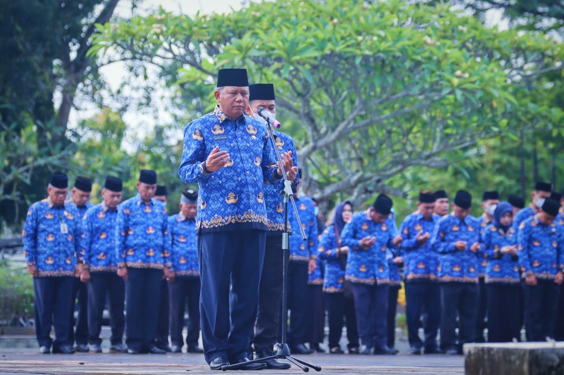 Pemkab Muba Peringati HUT Korpri dan HUT PGRI 