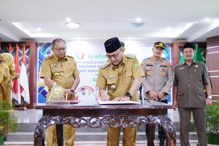 Penurunan Stunting di Muba Capai 5 Persen, Pj Bupati Apriyadi Diganjar Reward