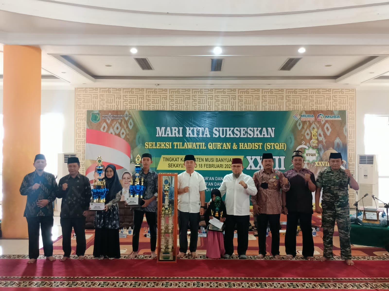 Penutupan STQH XXVII Tingkat Kabupaten Muba 