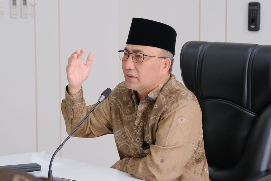 Pj Bupati Apriyadi  Pimpin  Rakor Regsosek 2022, Bersama Seluruh Camat, Kades/Lurah 