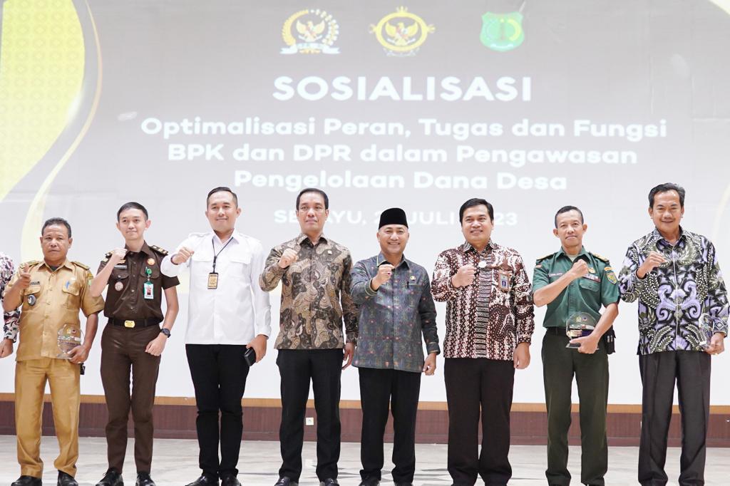 Pj Bupati Apriyadi Boyong Kades di Muba Belajar Kelola Dana Desa dengan BPK RI