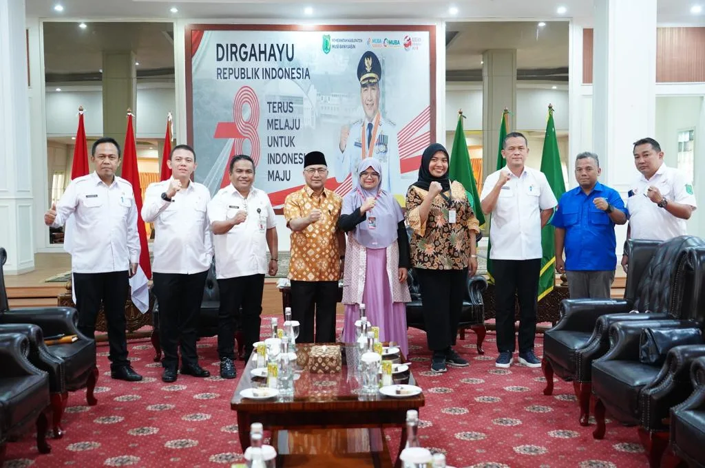 Pj Bupati Apriyadi Terima Audiensi PT Tempo Inti Media Harian