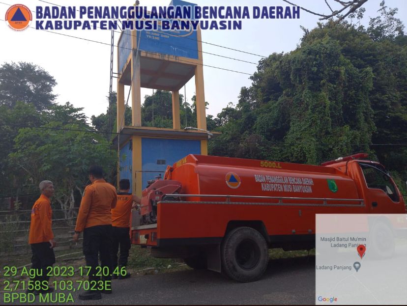 Pj Bupati Apriyadi Tugaskan OPD Terkait Sisir Dusun Pelosok di Muba, Suplai Air Bersih untuk Warga