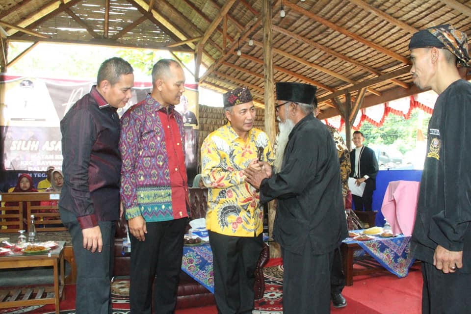 Pj Bupati H .Apriyadi Bersama Kapolres dan Dandim 0401 Muba hadiri Ulang Tahun IKPB 