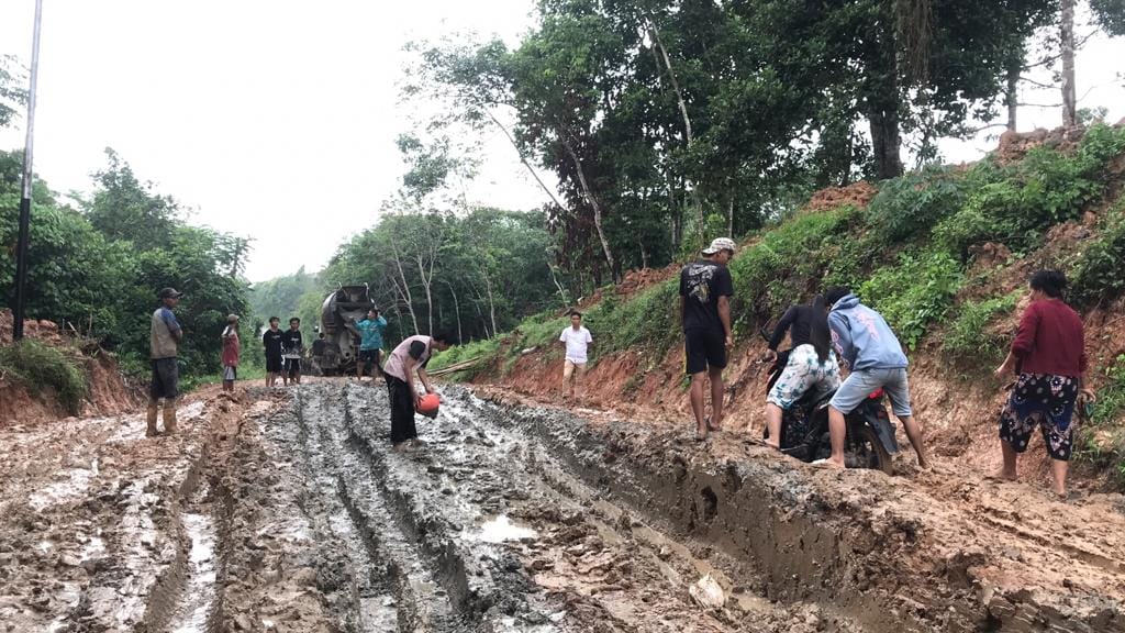 Pj Bupati Muba H Apriyadi : Anggarkan 9.4 M Perbaikan  Ruas Jalan Desa Talang Simpang-Rukun Rahayu