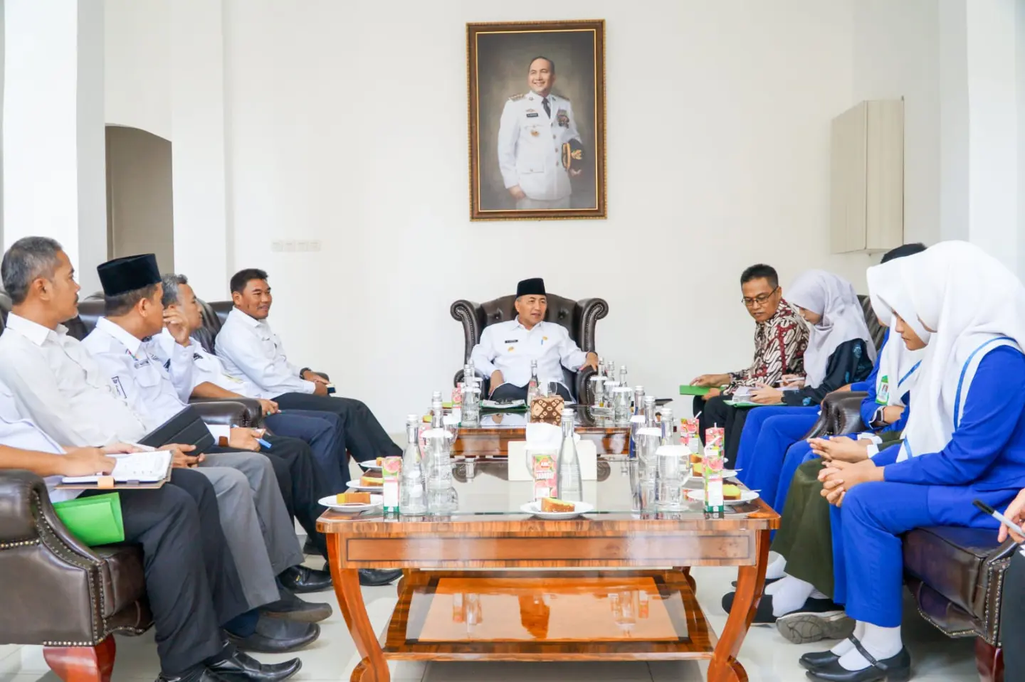 Pj Bupati Muba H Apriyadi Mahmud Terima Audiensi IPM SMK Muhammadiyah Sekayu