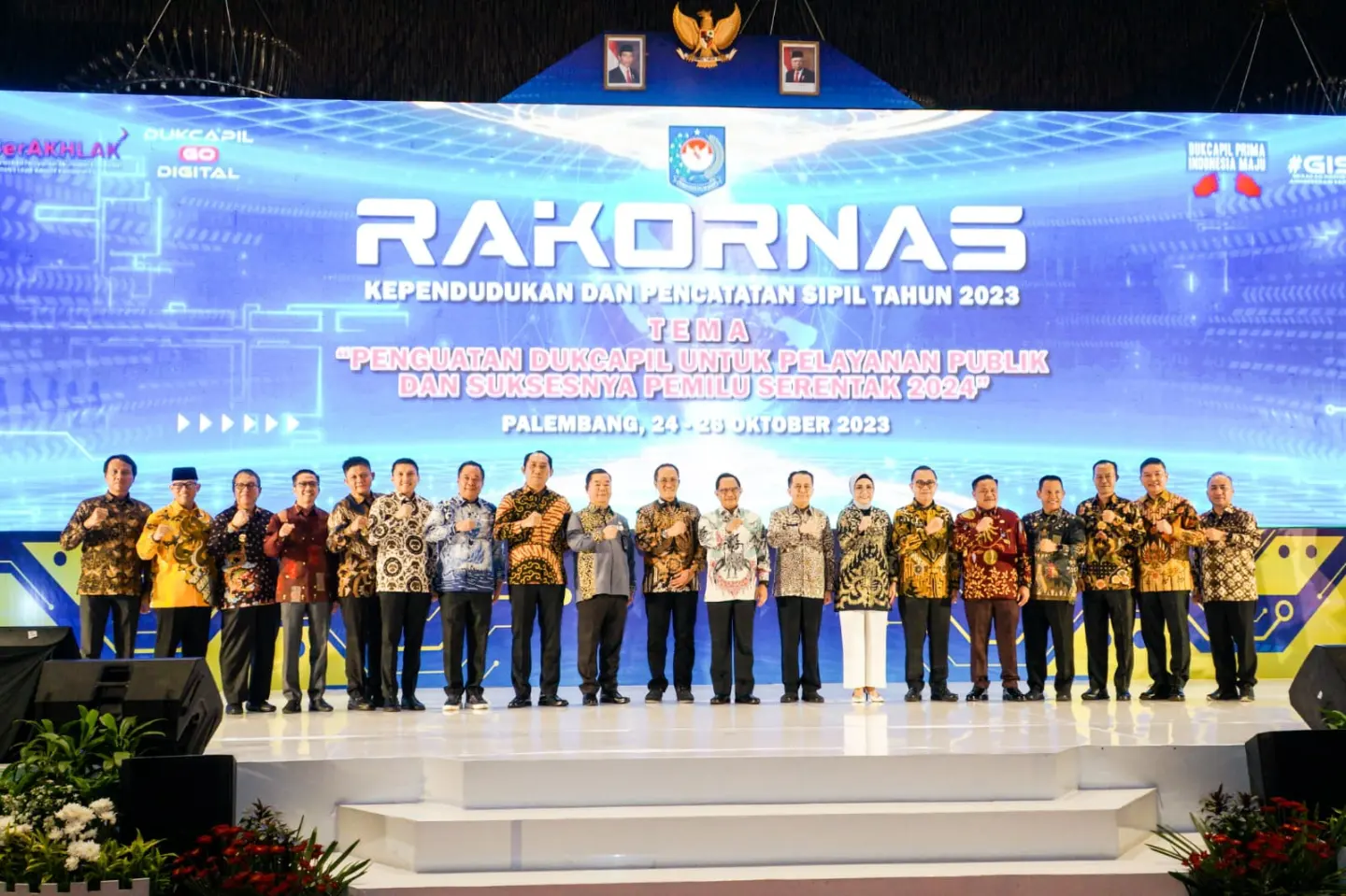 Pj Bupati Muba Hadiri Rakornas Dukcapil Tahun 2023