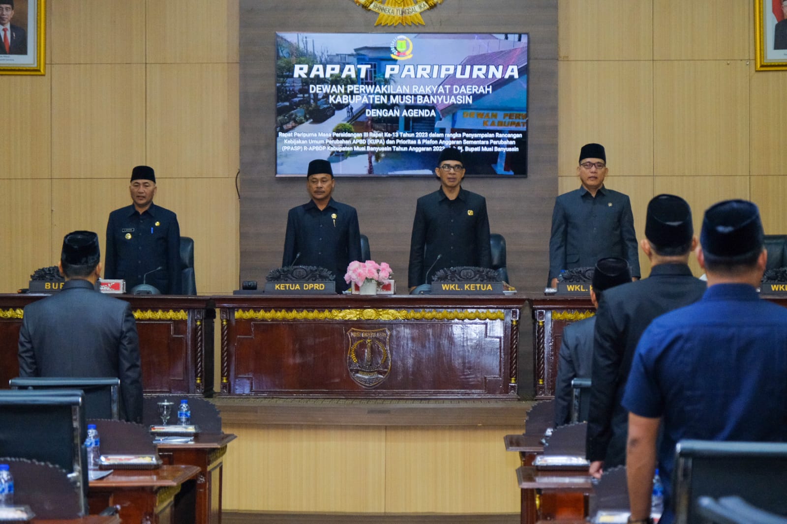 Pj Bupati Muba Sampaikan Rancangan KUPA PPAS Perubahan APBD 2023