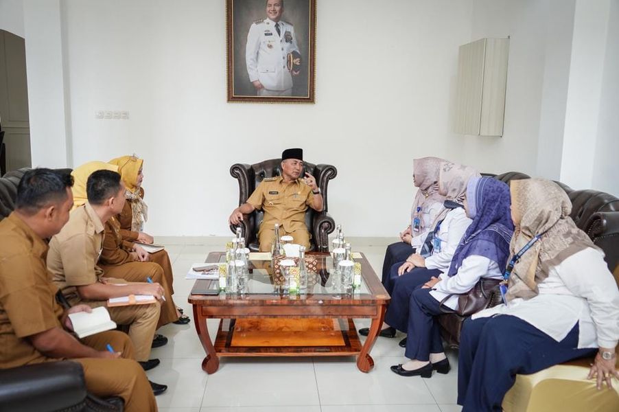 Pj. Bupati Muba Terima Audiensi RRI Palembang