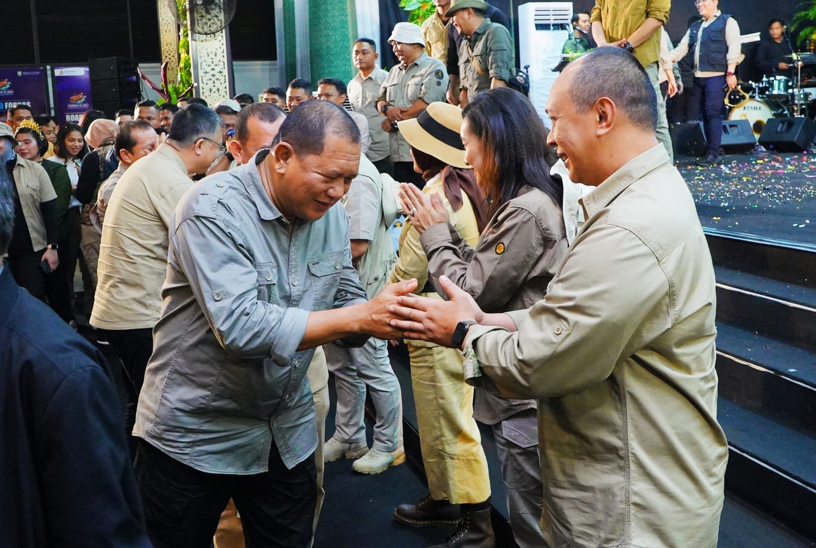 Pj Sekda Musni Wijaya Hadiri Kenal Pamit Kapolda Sumsel