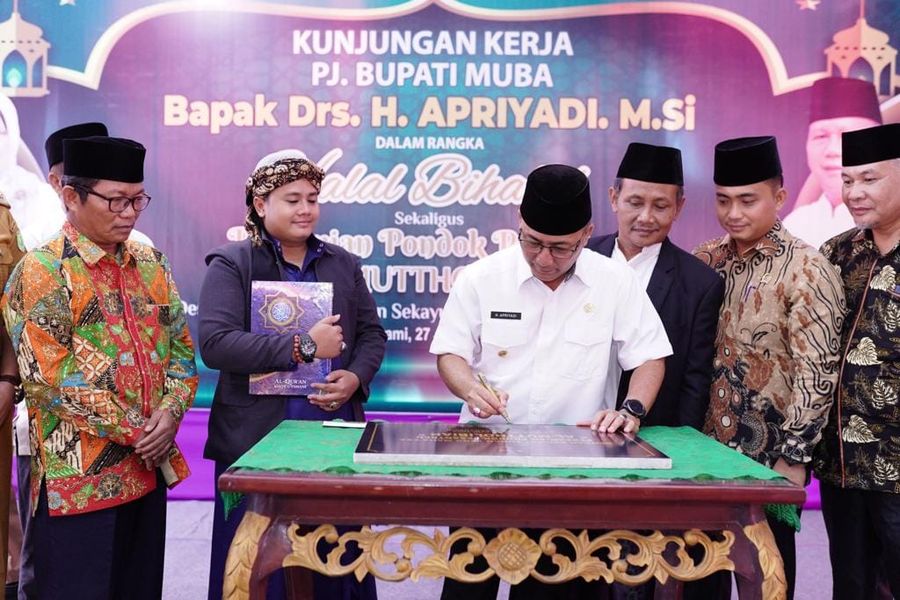 Ponpes di Muba Terus Bertambah, Pj Bupati Apriyadi Siapkan Bantuan Rp15 Miliar