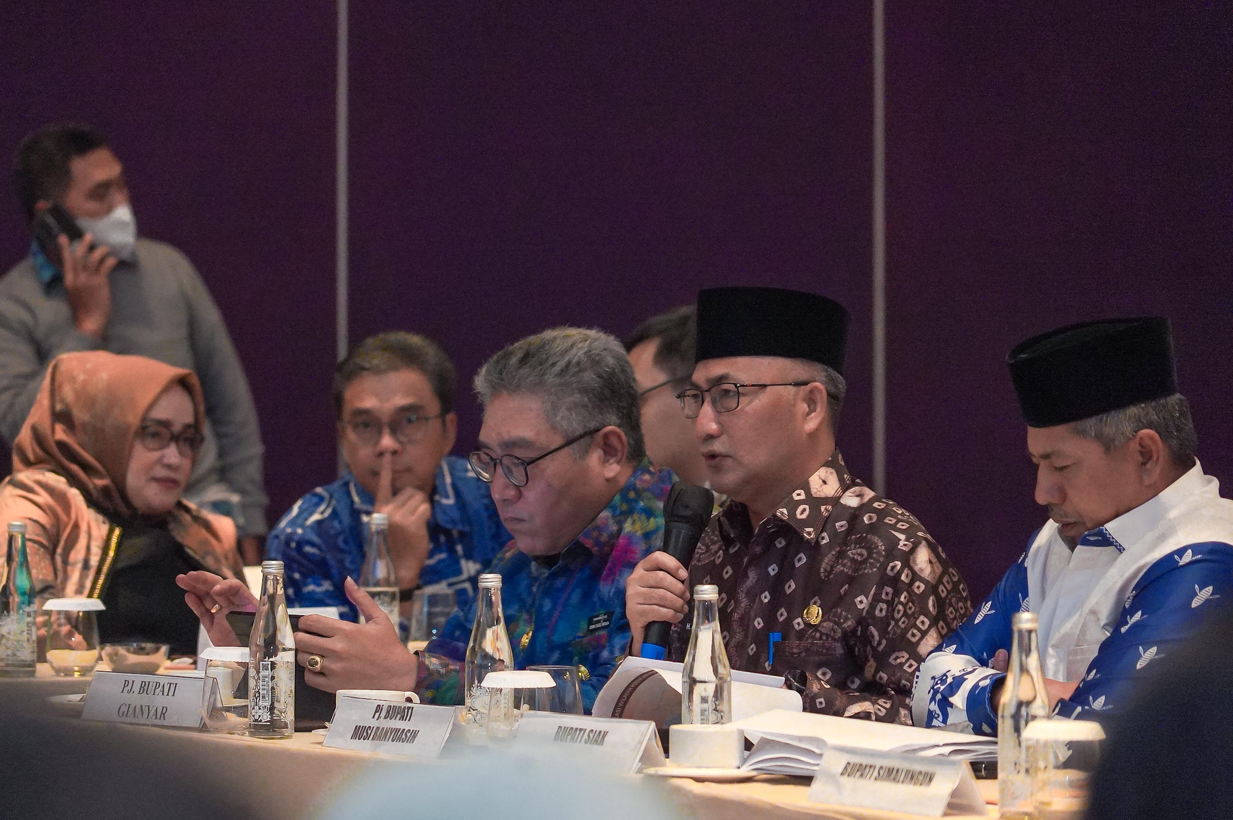 Rapat Lintas Sektor Bersama Kementerian ATR/BPN, Pj Bupati Muba Paparkan RDTR Kawasan Perkotaan Seka