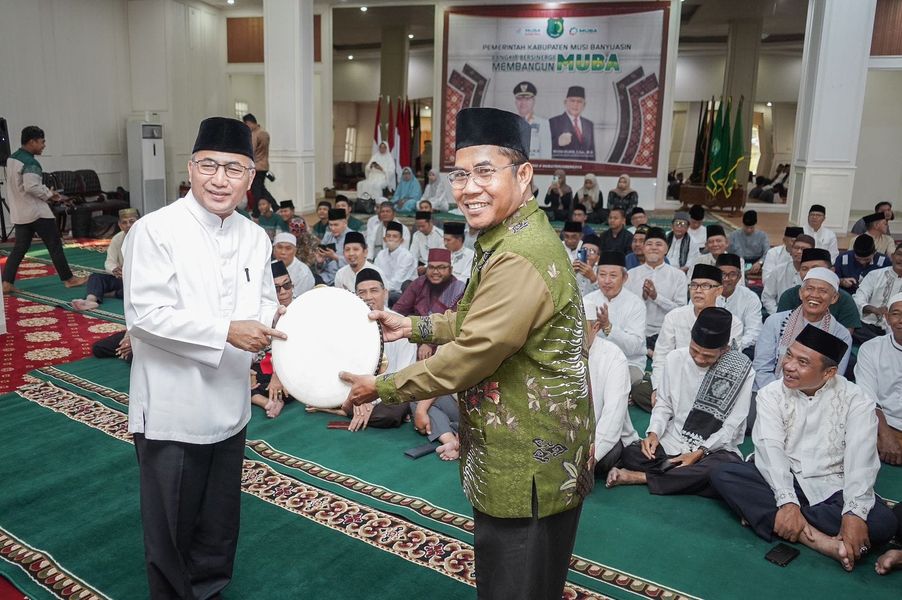 Safari Ramadhan 1445 H, Pj Bupati Muba Gelar Buka Puasa Bersama Tokoh Agama dan Masyarakat Kota Seka