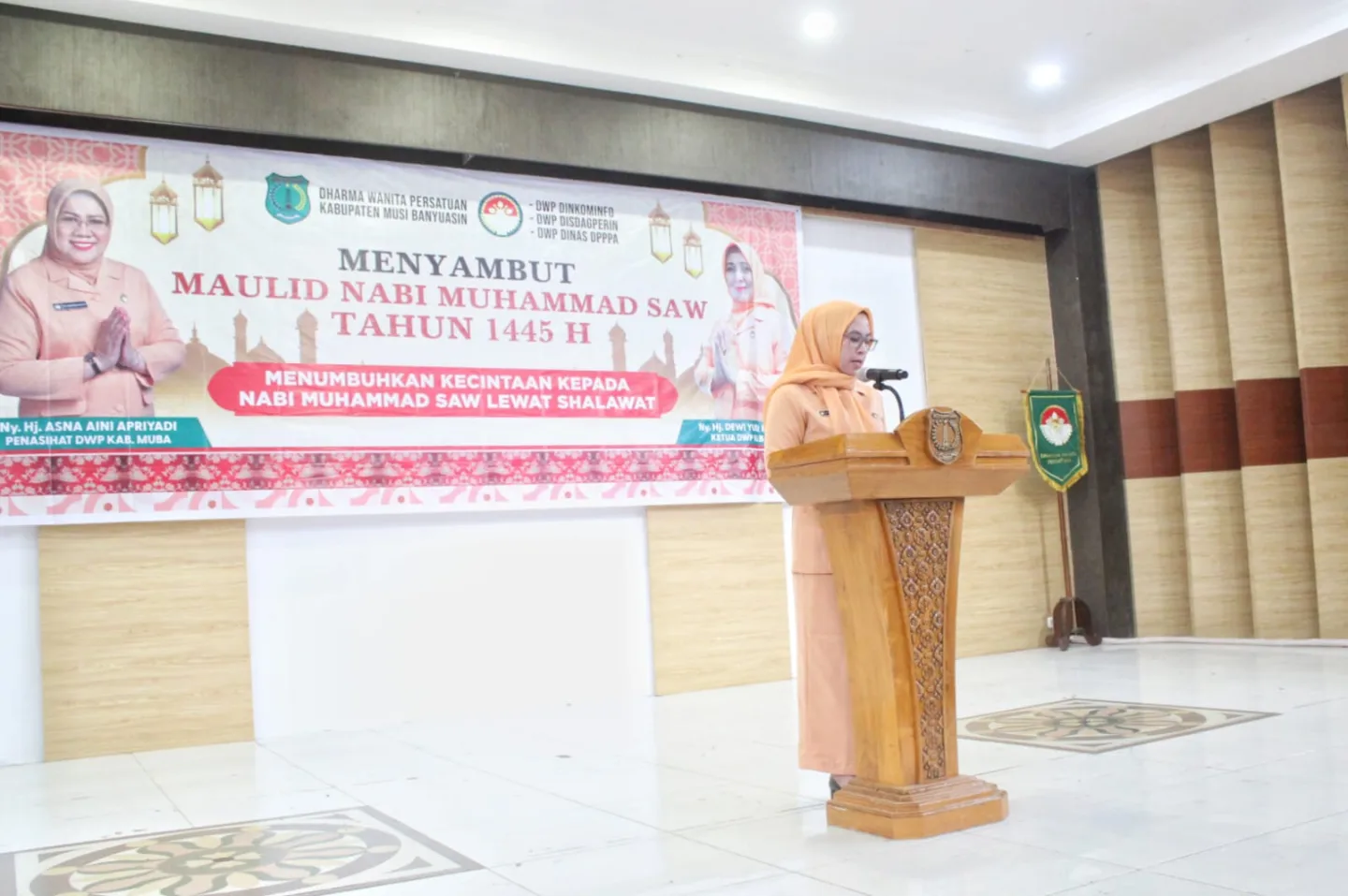 Sambut Peringatan Maulid Nabi Muhammad SAW, DWP Muba Gelar Tausiah