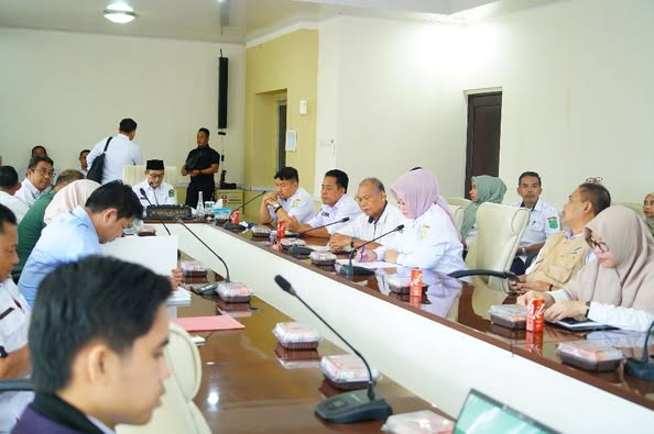 Secara Daring, Pemkab Muba Ikuti Rakor Pengendalian Inflasi Bersama Kemendagri