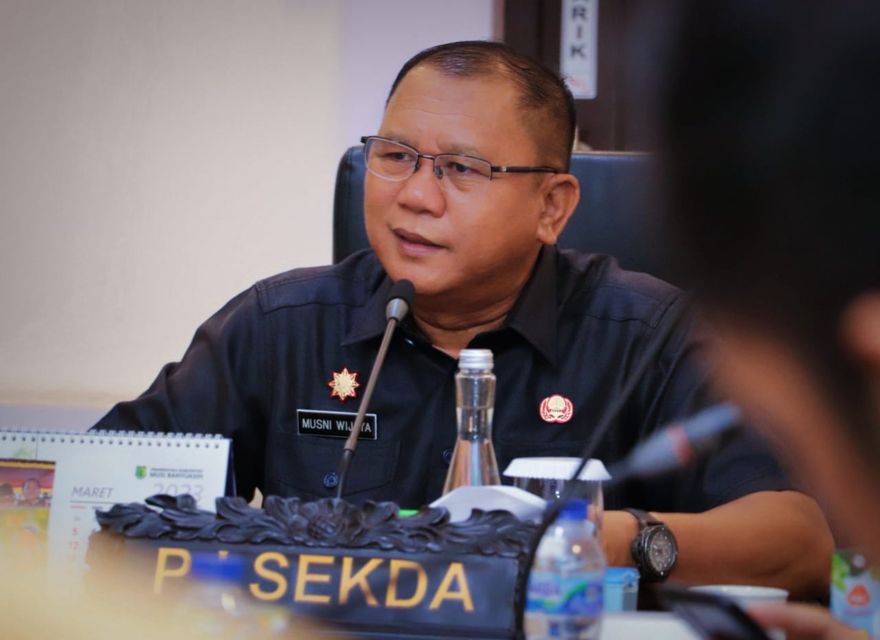 Sekda Muba Pimpin Rakor Penyusunan LKjIP Kabupaten Muba